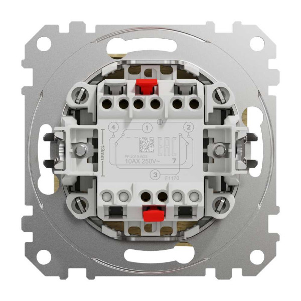 Перехресний/проміжний вимикач,Береза, Sedna Design&Elements Schneider Electric SDD180107