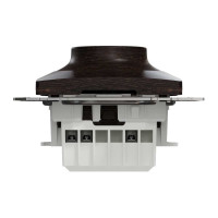 Універсальний LED cвітлорегулятор,<br />поворотний,Sedna Design & Elements, Венге-ефект дерева, SDD181502, Schneider Electric