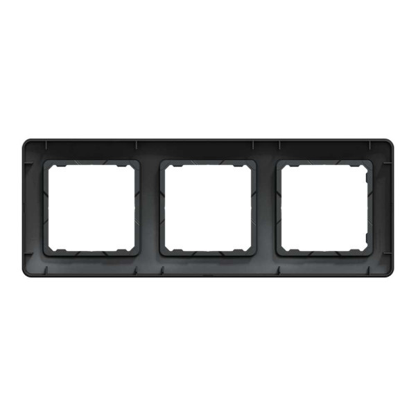 Рамка 3-постова Чорний Sedna Design Schneider Electric SDD314803