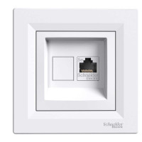 РОЗЕТКА КОМП'ЮТЕРНА RJ45 UTP КАТ. 5Е БІЛА ASFORA, EPH4300121