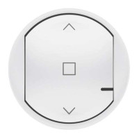 64819. Celiane with NETATMO. Лицьова панель для розумного вимикача жалюзі. Колір Білий
