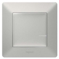 752385. Valena Life with NETATMO. Розумний беспроводовий вимикач 1-клавішний. Колір Алюміній