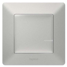 752385. Valena Life with NETATMO. Розумний беспроводовий вимикач 1-клавішний. Колір Алюміній