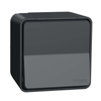 Кнопковий вимикач у зборі IP55, чорний, Mureva Styl Schneider Electric MUR35026