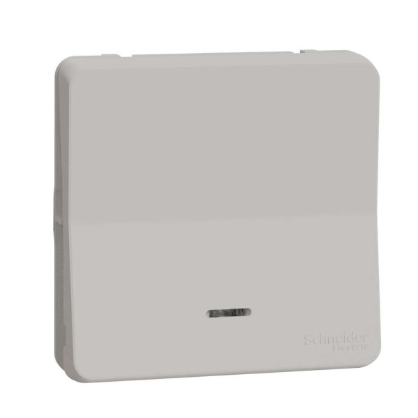 Механізм перемикача з підсвіткою IP55, білий, Mureva Styl Schneider Electric MUR39024