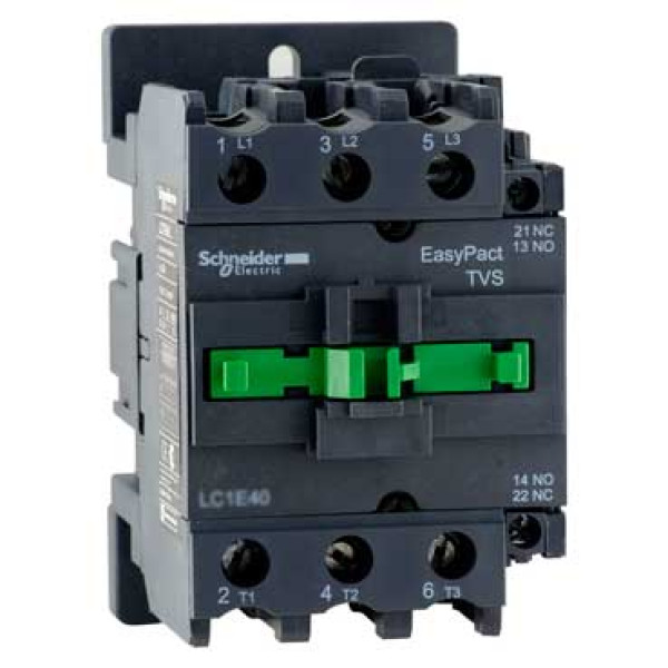 LC1E0610M5. Контактор (магнітний пускач) 3Р. Е 1NO 6А АС3 220В 50 ГЦ