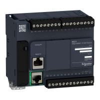 Контроллер M221 24 ВХ/ВЫХ ТРАНЗ 1RS485+ 1Ethernet. TM221CE24T