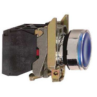 XB4BW36B5. Кнопка 22мм 24В с возвратом с подсветкой