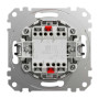 Двоклавішний перемикач Білий Sedna Design Schneider Electric SDD111108