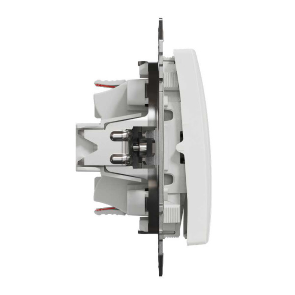 Двоклавішний перемикач Білий Sedna Design Schneider Electric SDD111108