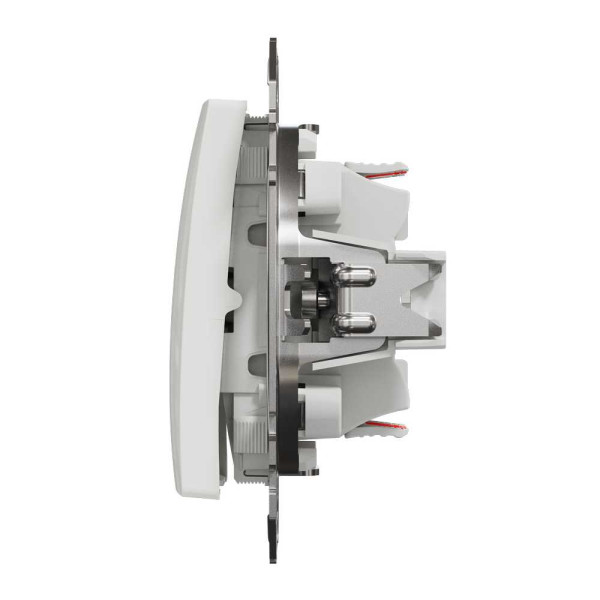 Двоклавішний перемикач Білий Sedna Design Schneider Electric SDD111108