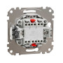 Двоклавішний перемикач Білий Sedna Design Schneider Electric SDD111108