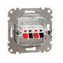 Аудіорозетка,Білий, Sedna Design Schneider Electric SDD111411