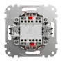 Двоклавішний перемикач Бежевий Sedna Design Schneider Electric SDD112108