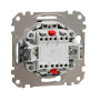 Двоклавішний перемикач Алюміній Sedna Design Schneider Electric SDD113108