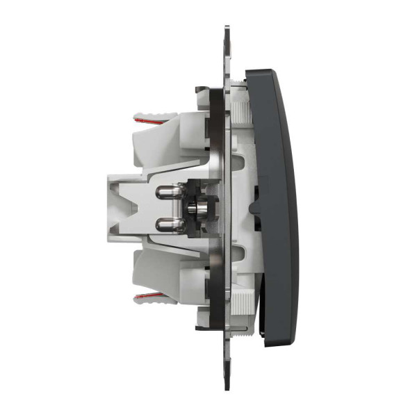 Двоклавішний перемикач Чорний Sedna Design Schneider Electric SDD114108