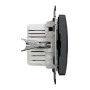 USB розетка тип A+A 2,1A Чорний Sedna Design Schneider Electric SDD114401