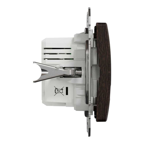 Подвійна USB-розетка
типу А+С,Sedna Design & Elements, Венге - імітація дерева, SDD181402 Schneider Electric