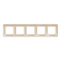 Рамка 5-постова Бежевий Sedna Design Schneider Electric SDD312805
