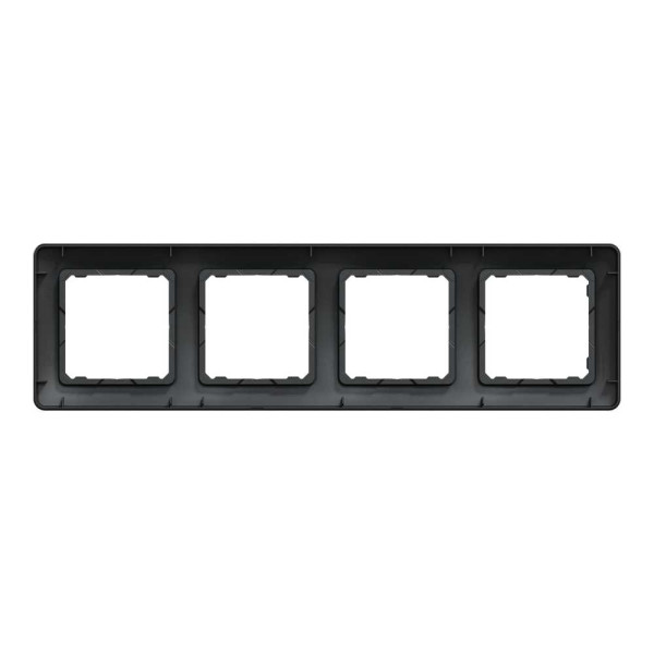 Рамка 4-постова Чорний Sedna Design Schneider Electric SDD314804