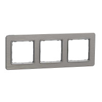 Рамка 3-постова Матовий алюміній Sedna Elements Schneider Electric SDD370803