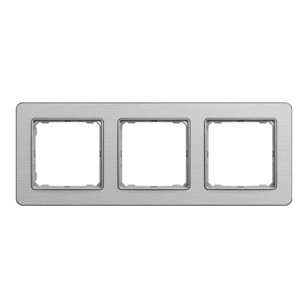 Рамка 3-постова  Матовий алюміній Sedna Elements Schneider Electric SDD370803