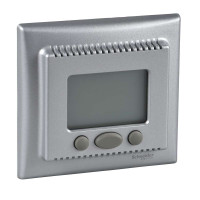 ТЕРМОСТАТ З ЕКРАНОМ SEDNA АЛЮМІНІЙ, SDN6000260