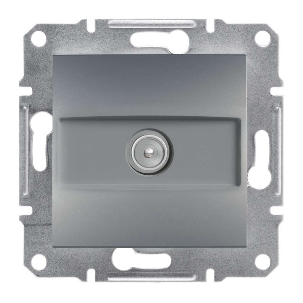 TV РОЗЕТКА ПРОХІДНА ASFORA СТАЛЬ 4dB, EPH3200262