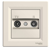 TV/R РОЗЕТКА КІНЦЕВА КРЕМ ASFORA, EPH3300123