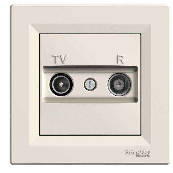 TV/R РОЗЕТКА КІНЦЕВА КРЕМ ASFORA, EPH3300123