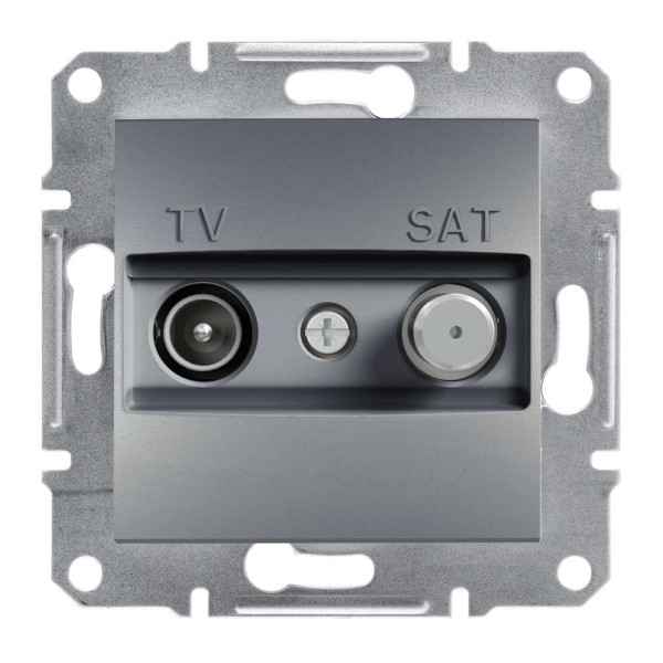 TV-SAT РОЗЕТКА КІНЦЕВА А ASFORA СТАЛЬ, EPH3400162