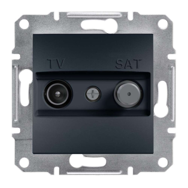 TV-SAT РОЗЕТКА КІНЦЕВА ASFORA АНТРАЦИТ, EPH3400471