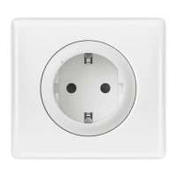 64830. Celiane with NETATMO. Розумна розетка 2К+З 16А 230В. Колір Білий