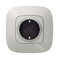 752794. Valena Allure with NETATMO. Розумна розетка 2К+З 16А 230В. Колір Алюміній