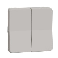 Механізм двоклавішного перемикача IP55, білий, Mureva Styl Schneider Electric MUR39022