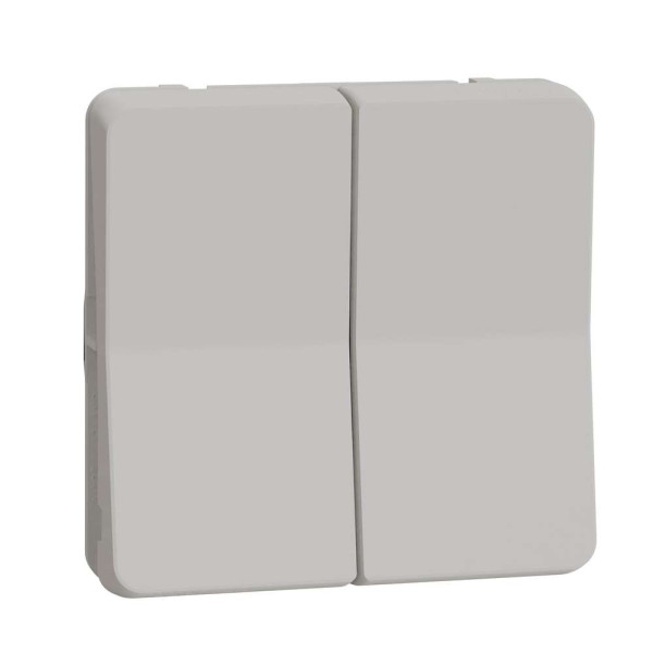Механізм двоклавішного перемикача IP55, білий, Mureva Styl Schneider Electric MUR39022
