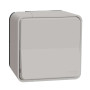 Кнопковий вимикач IP55, для поверхневого монтажу, білий, Mureva Styl Schneider Electric MUR39026