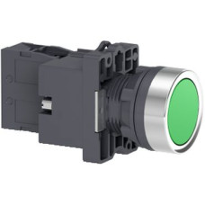 Кнопка с подсветкой, LED, 24В., Зеленый, 1НО. XA2EW33B1