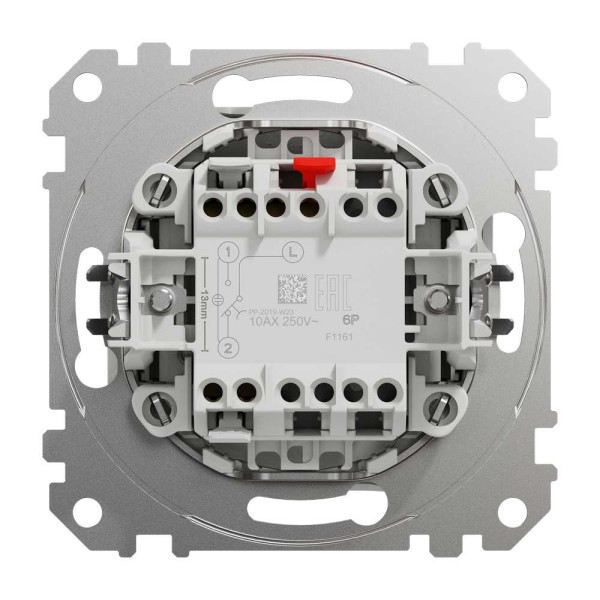 Кнопка на два напрямки Білий Sedna Design Schneider Electric SDD111116