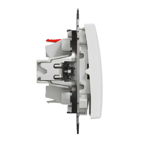 Кнопка на два напрямки Білий Sedna Design Schneider Electric SDD111116