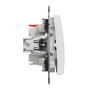Кнопка на два напрямки Білий Sedna Design Schneider Electric SDD111116