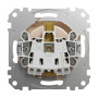 Розетка з заземленням та зі шторками Бежевий Sedna Design Schneider Electric SDD112022