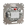 Кнопка на два напрямки Бежевий Sedna Design Schneider Electric SDD112116