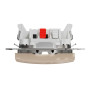Кнопка на два напрямки Бежевий Sedna Design Schneider Electric SDD112116