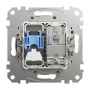 SDD112469T. Розетка RJ45 категорія 6 UTP -TV Бежевий Sedna Design Schneider Electric SDD112469T