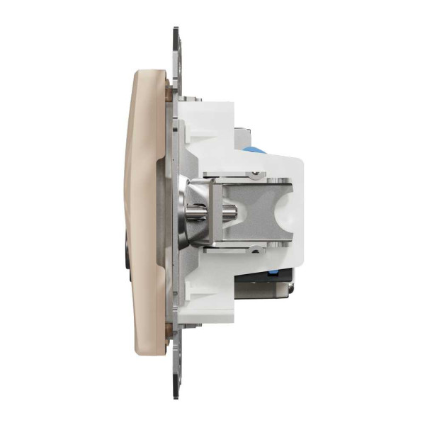 SDD112469T. Розетка RJ45 категорія 6 UTP -TV Бежевий Sedna Design Schneider Electric SDD112469T