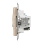 SDD112469T. Розетка RJ45 категорія 6 UTP -TV Бежевий Sedna Design Schneider Electric SDD112469T