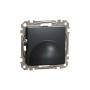 Розетка для виводу кабеля Чорний Sedna Design Schneider Electric SDD114903