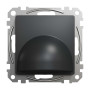 Розетка для виводу кабеля Чорний Sedna Design Schneider Electric SDD114903