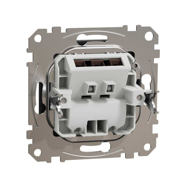 Розетка для виводу кабеля Чорний Sedna Design Schneider Electric SDD114903
